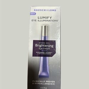🆕 Bausch + Lomb LUMIFY Eye Illuminator Hydra-Gel Brightening Eye Cream. 0.5 oz